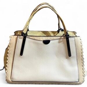 SOLD Coach Dreamer 36 Whipstitch in Colorblock Ivory multi